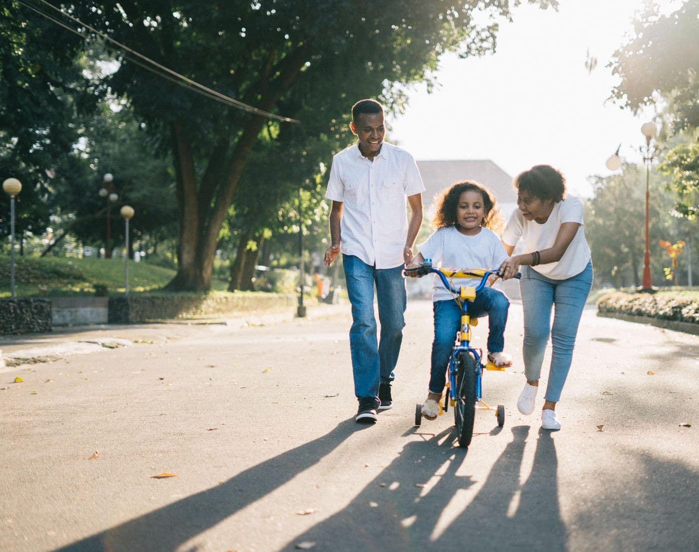 Parent and child outdoors — childcare is the core of most au pair arrangements in Australia